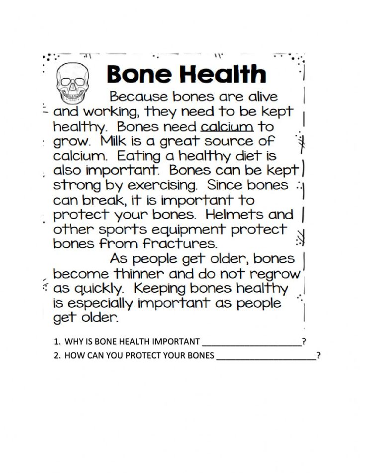 a page from the book bone health