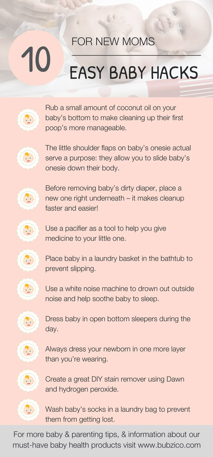 baby hacks for new moms that are easy to use and great for babies