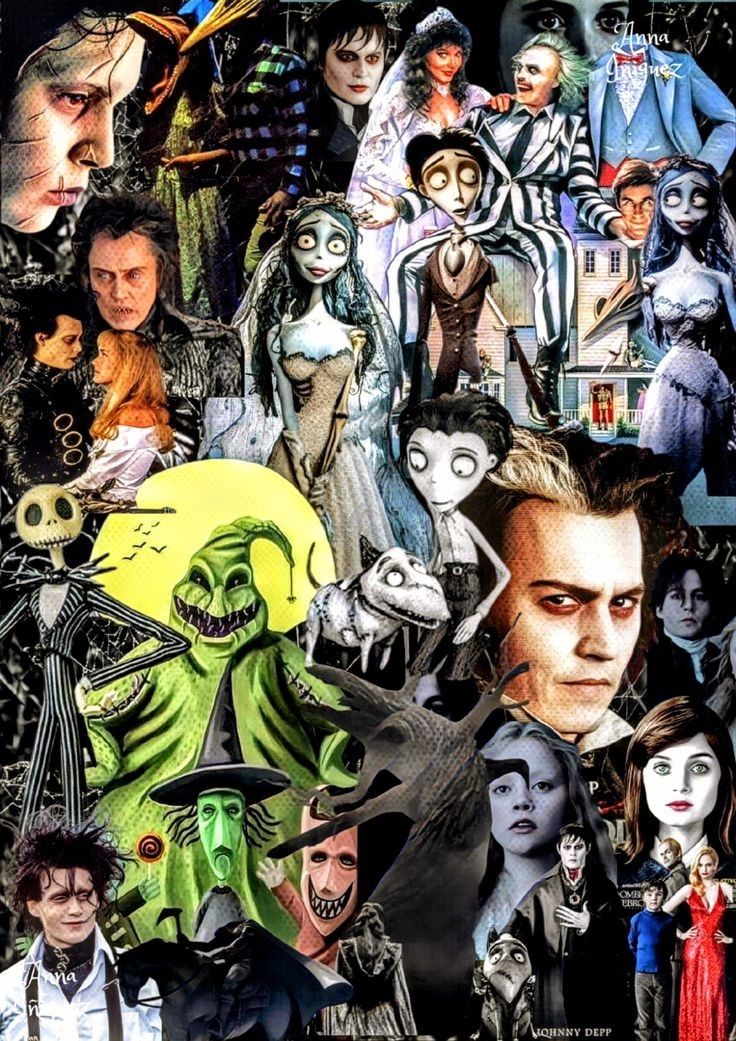 a collage of the characters from movies