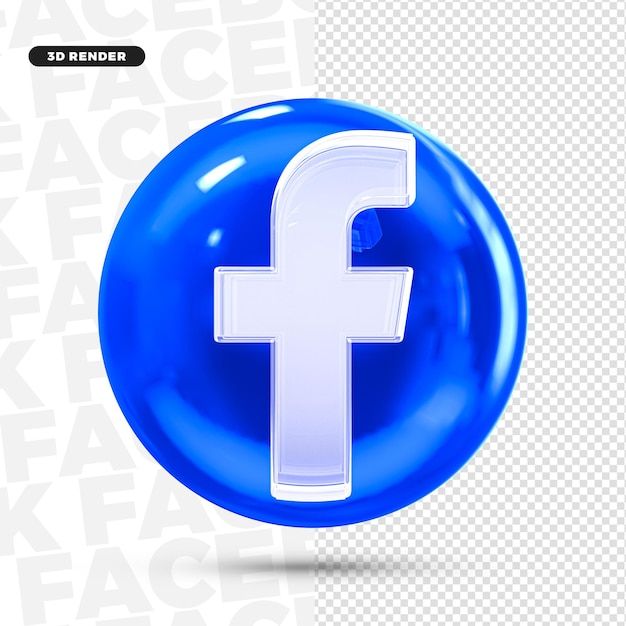 a blue button with the facebook logo on it