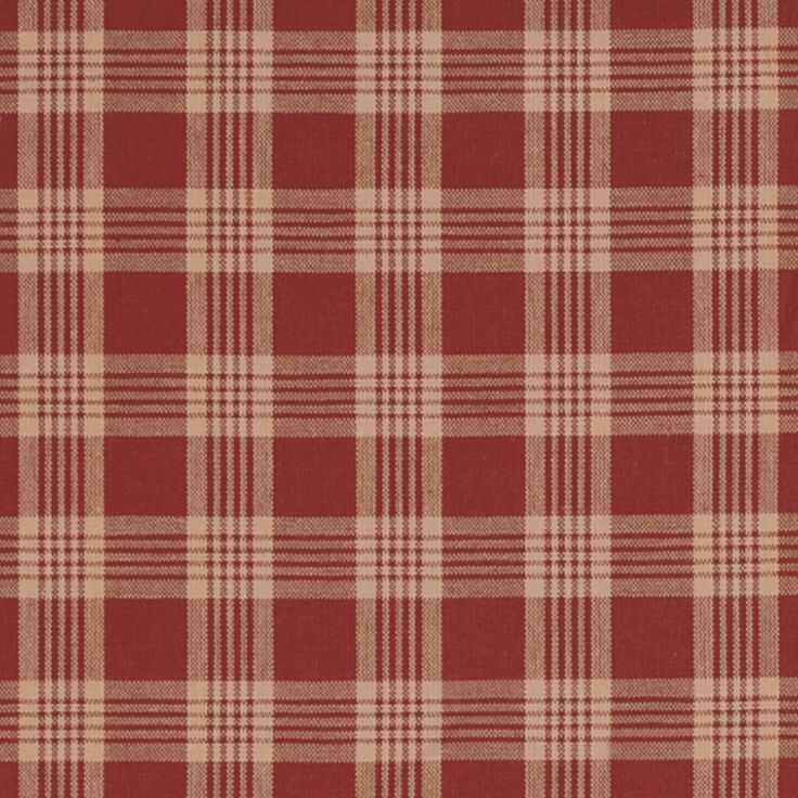 a red and white plaid fabric