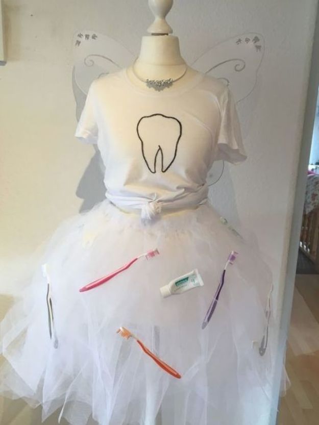 a dress made to look like a tooth fairy