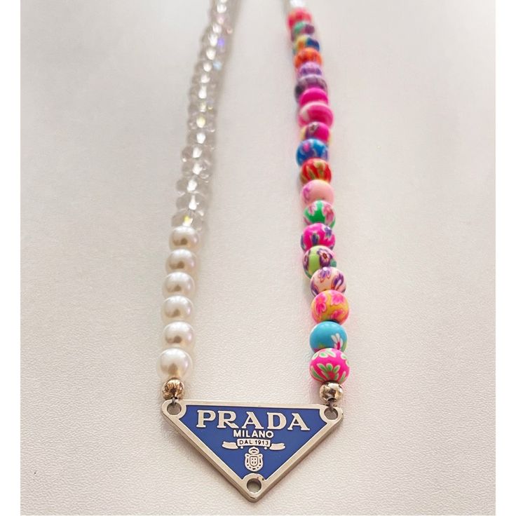 18 Inches Brand New Beads Purchased At Michael’s Paying My Way Through Nursing School:) Prada Beaded Necklace, Brand Jewelry, Nursing School, No Brand, Jewelry Branding, Jewelry Inspiration, Nursing, Prada, Blue White