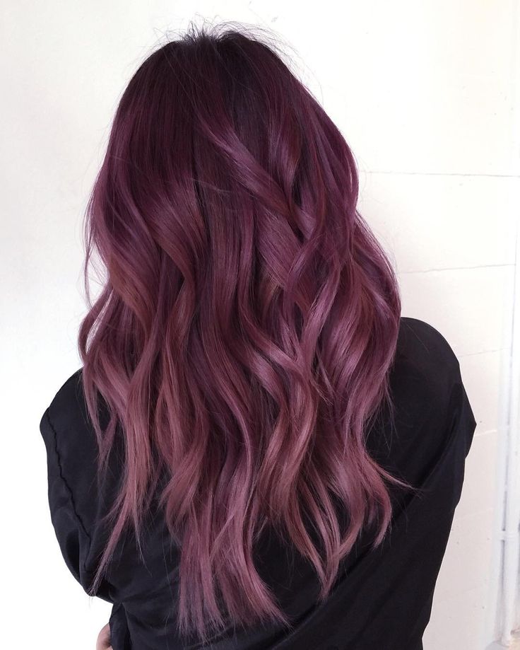 Amethyst Metallic Brown Hair, Mauve Hair Color, Mauve Hair, Hair Color For Morena, Dark Purple Hair, Plum Hair, Purple Highlights, Hair Color Purple, Dye My Hair