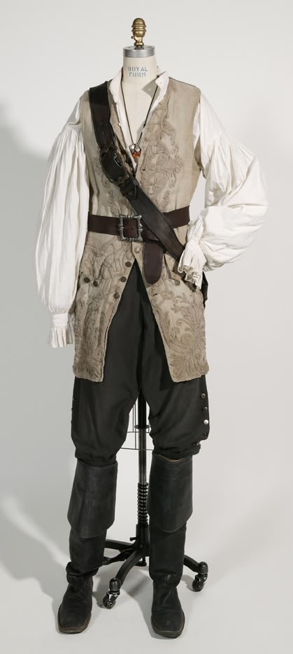 Pirate / costuming   William Turner's Costume. Old Fancy Outfits, Fancy Pirate Outfit, Will Turner Costume, Pirate Wardrobe, Pirate Waistcoat, Fancy Pirate, Female Adventurer, Adventure Costume, Steampunk Pirate Costume