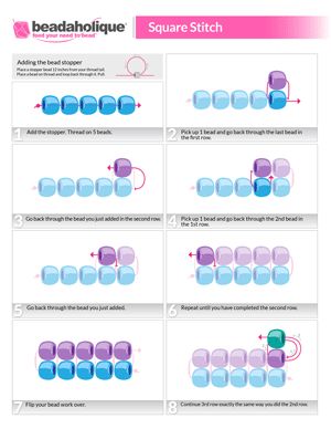 the instructions for how to make square stickers