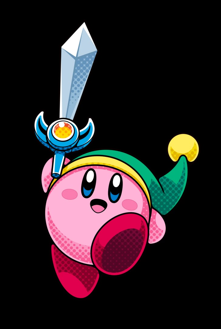 Sword Kirby - Kirby Battle Royale Mini Toile, Kirby Nintendo, Kirby Character, Kirby Art, Images Kawaii, Promotional Photos, Nintendo Characters, Nintendo Art, Mario Art