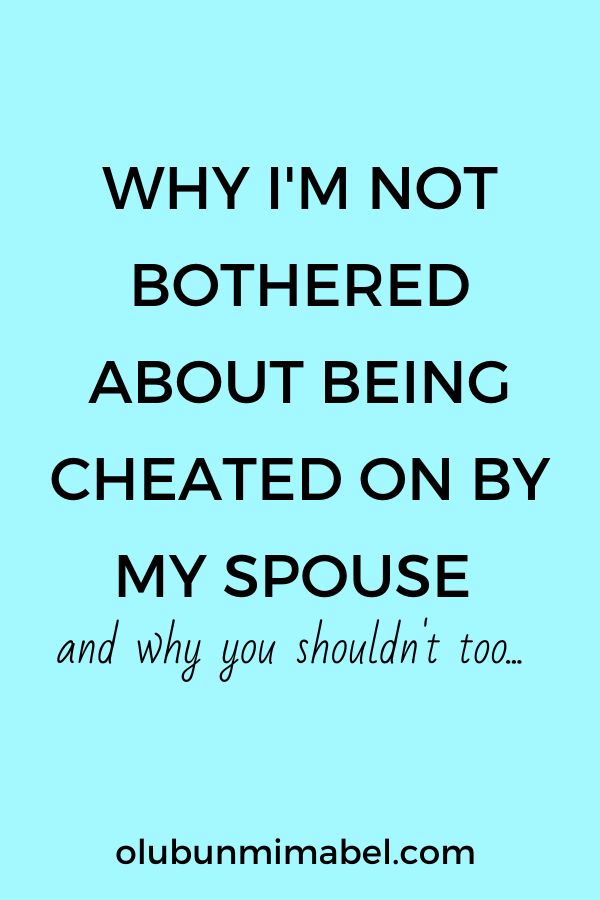 a blue background with the words why i'm not bothered about being cheated on by my sponge and why you shouldn't too