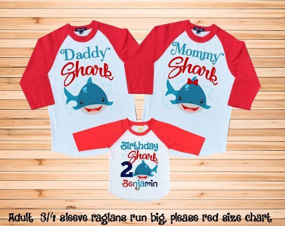 Baby Shark Birthday Shirt Designs