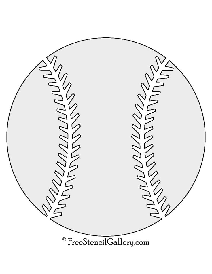 a baseball ball with stitches drawn on it