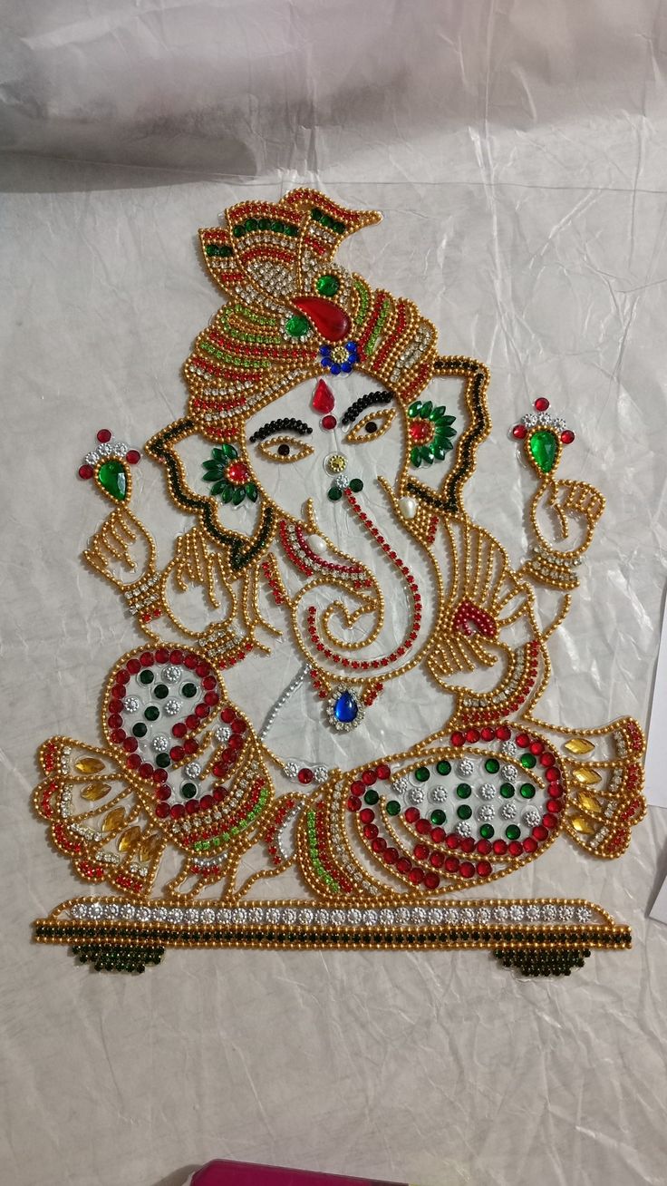 an image of a ganeshi on the wall