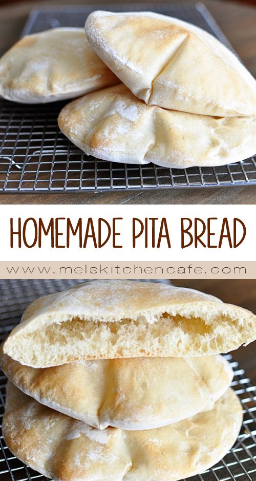 homemade pita bread is stacked on top of each other