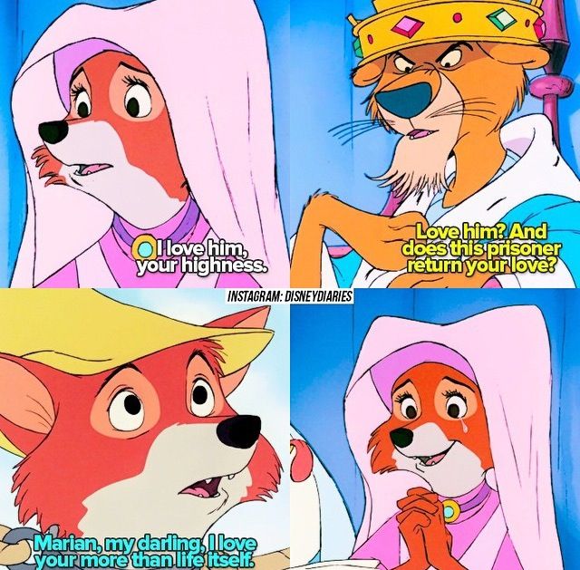 the fox and the hound are talking to each other