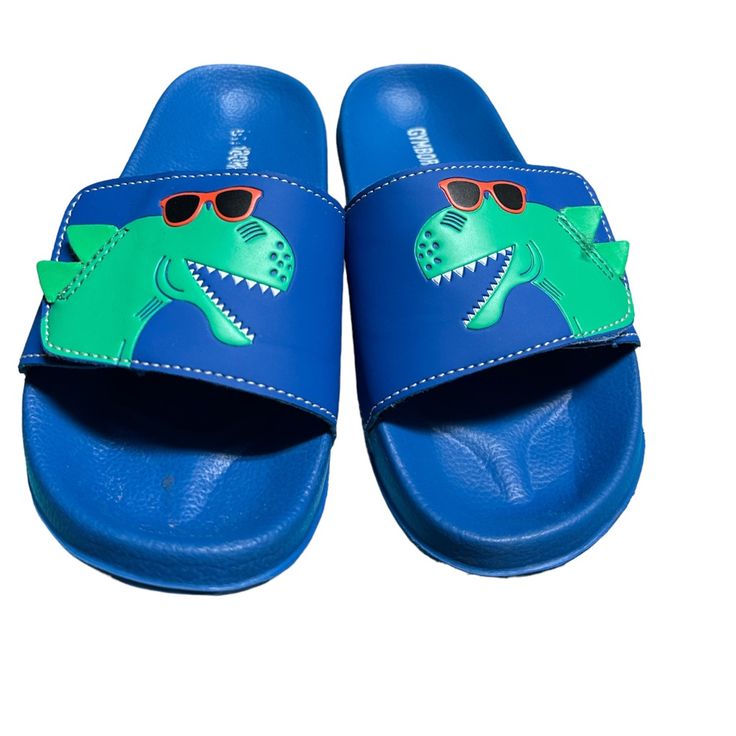 Gymboree Boys Shoes Size 1 Never Been Worn, Still Looks Brand New Casual Slide Sandals For Playtime, Casual Round Toe Sandals For Daycare, Cute Non-slip Blue Sandals, Casual Blue Slide Sandals, Playful Blue Slide Sandals, Casual Blue Sandals With Rubber Sole, Blue Sandals With Soft Sole For Playtime, Casual Sandals With Rubber Sole For Playtime, Casual Non-slip Sandals For School