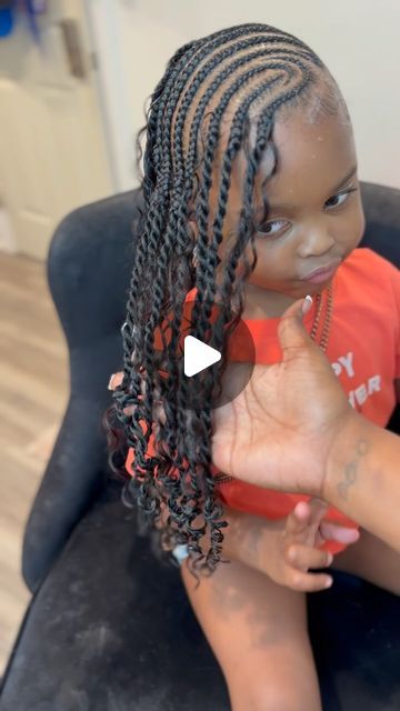 Baltimore Hairstylist on Instagram: "😍 no words 😀 #girlhairstyles #kidsbraids #littlegirlhairstyles #baltimorekidsbraids #dmvkidsbraids #cute" Mommy And Me Braids, Kid Styles Braids, Toddler Braid Styles Natural Hair, Braids Little Black Girls For Kids, Simple Girl Braids Hairstyles Kids Black, Kids Braid Hairstyles Black, Mixed Girl Hairstyles Braids, Easy Hairstyles Braids Black, Braids On The Side Of Head