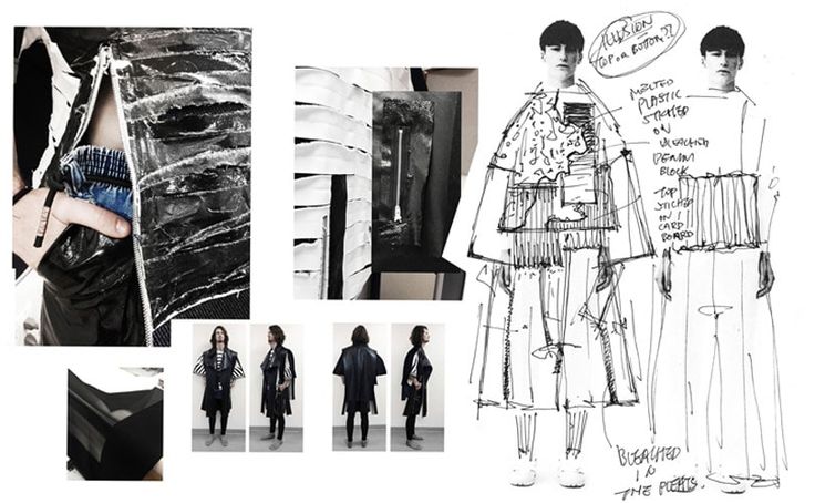 fashion sketches from the fall / winter 2011 runway show