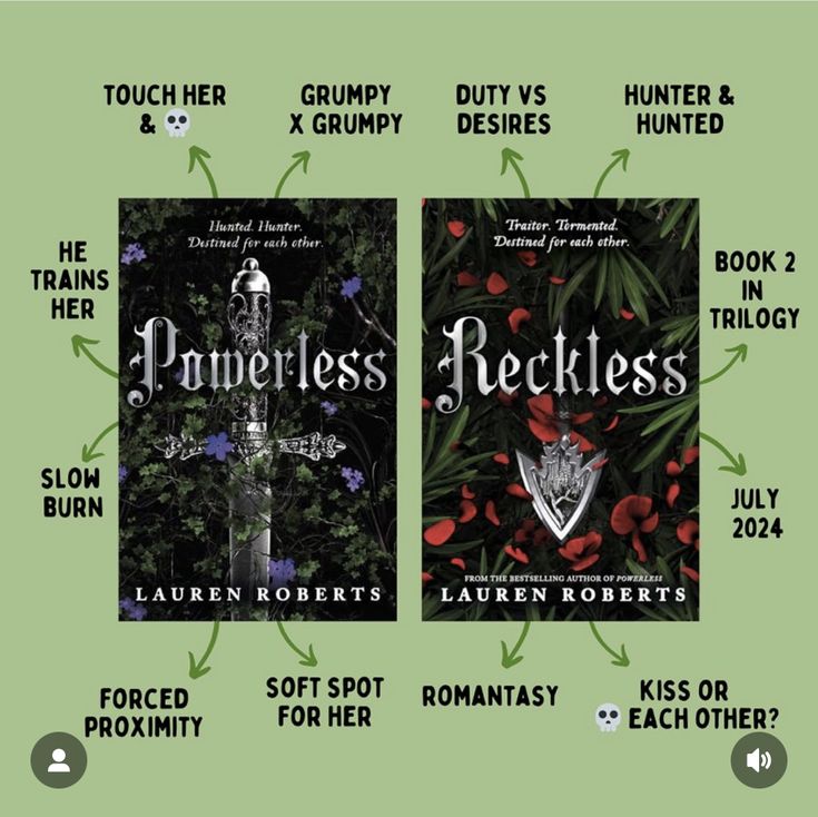 two book covers with arrows pointing to each other and the same title in front of them