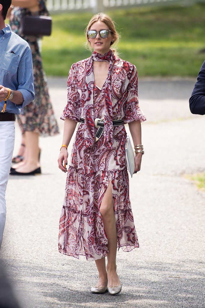 Olivia Palermo Style Best Dresses | POPSUGAR Fashion Olivia Palermo Flats, Estilo Olivia Palermo, Olivia Palermo Style, Valentino Dress, Best Summer Dresses, Popsugar Fashion, Olivia Palermo, Favorite Dress, Palermo