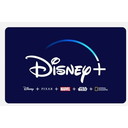 the disney plus credit card is shown