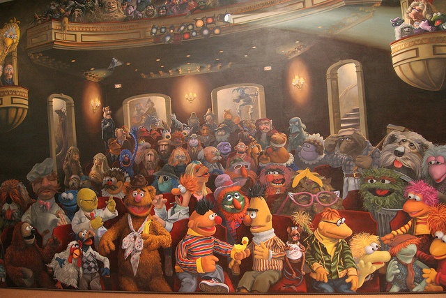 the muppets are all dressed up and ready for their next performance in the show