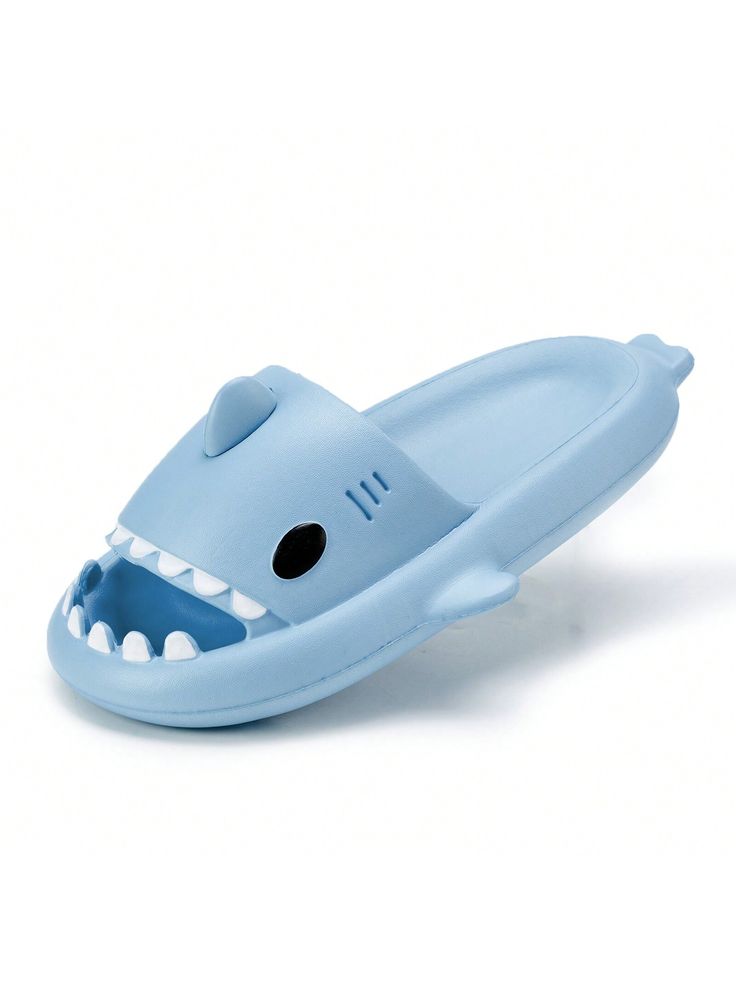 The Shark Slide is made of EVA for skin-friendly comfort and is available in a variety of hand-painted colors.
The sole is double-layer anti-slip design, with a non-slip outsole and a bumpy texture for a strong grip.
1.57 inches thickened shoe bed, soft rebound, give feet a different soft contact.
Rounded toe bumper design, protect your feet from injury.
Designed for all seasons and occasions, bathrooms, indoor bedrooms, living rooms, pools, outdoor beaches, vacations, spas, leisure, public showers, steam rooms, etc.Women's And Men's Shark Slippers Cloud Slippers Summer New Wave Open Toe Non Slip Sandals Beach Pool Shower Shoes With Liner Thick Bottom Blue Cool,Fashionable    Animal,Cartoon Bedroom Slippers   Women Shoes, size features are:Bust: ,Length: ,Sleeve Length: Cartoon Bedroom, Shark Slides, Cloud Slippers, Shark Shoes, Shark Slippers, Pool Shower, Shower Shoes, Bedroom Slippers, Slippers Summer