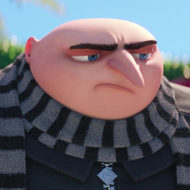 an angry looking man with blue eyes in the animated movie wreckin't he hood