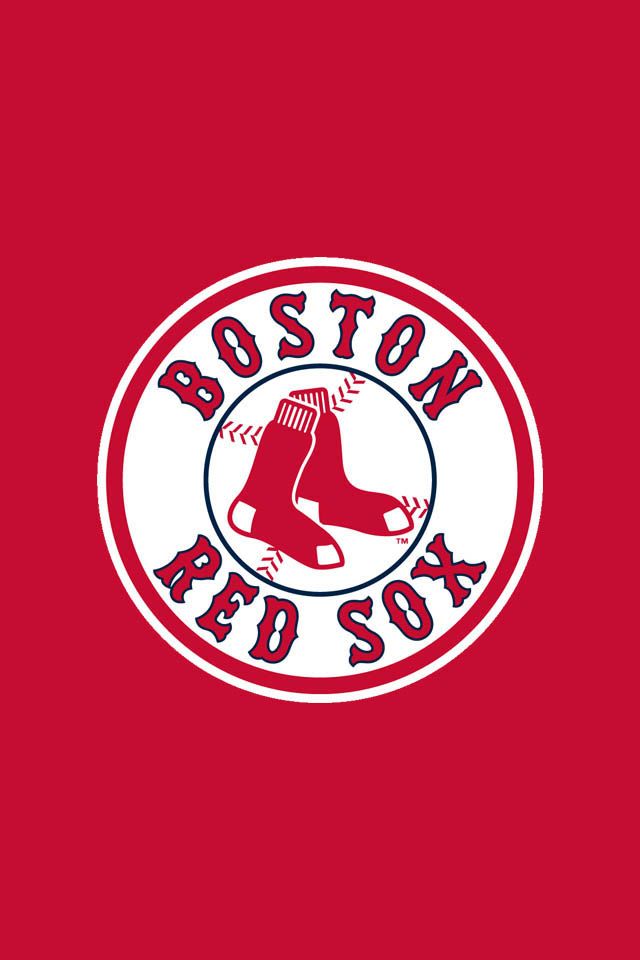 the boston red sox logo is on a white and red banner that reads, boston red sox