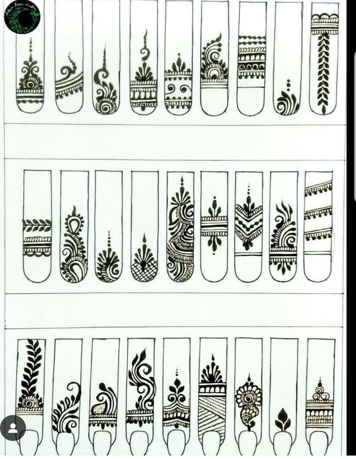 an image of different designs on nails