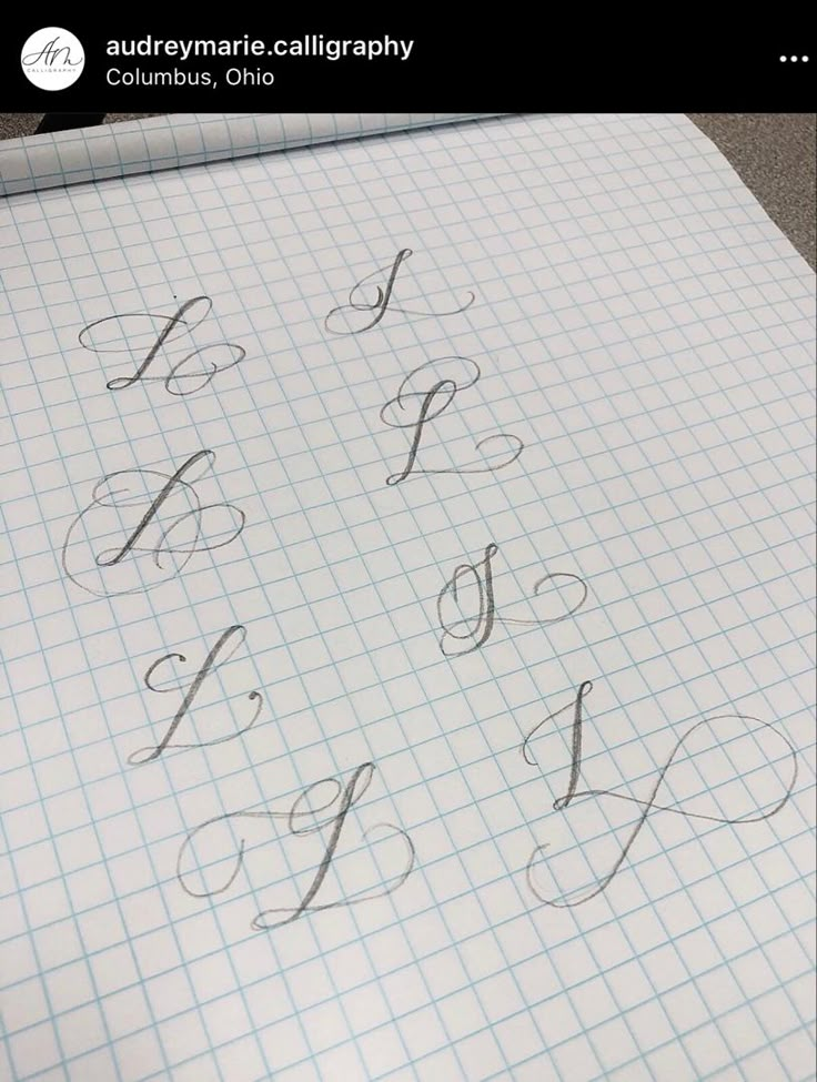 there is a sheet of paper that has some type of writing on it with cursive numbers