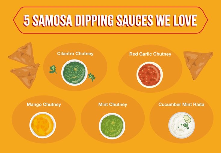 five different dipping sauces we love