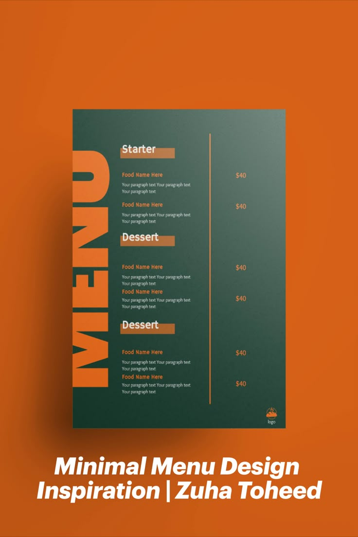 Minimalist Menu Design Inspiration | Zuha Toheed Minimal Menu Design, Menu Poster Design, Poster Design Social Media, Menu Design Layout, Menu Sushi, Menu Poster, Menu Design Inspiration, Cafe Menu Design, Menu Card Design