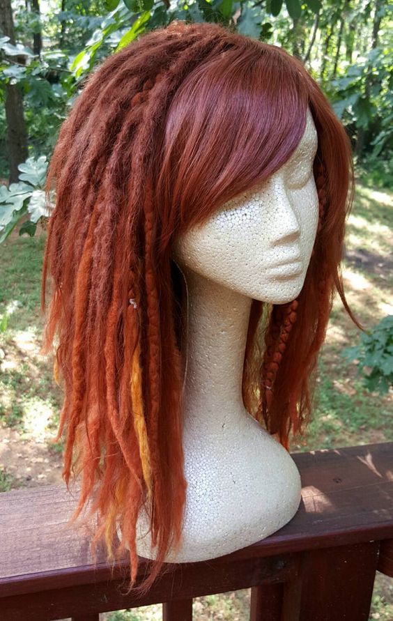 Custom Dreadlock Wig Synthetic Dreads Tribal by SisterSarahsShop: Mohawk Dreads Women, Viking Pirate, Dread Wig, Pirate Festival, Dreadlock Wig, Beautiful Dreadlocks, Synthetic Dreads, Beautiful Wigs, Dread Hairstyles