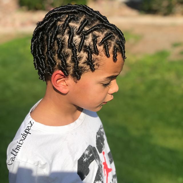 Starter Locs! #azdreads #starterlocs Cornrows For Boys, Black Boy Hairstyles, Kids Hairstyles Boys, Black Boys Haircuts, Boy Braids Hairstyles, Senegalese Twist Hairstyles, Baby Boy Hairstyles, Braids For Boys