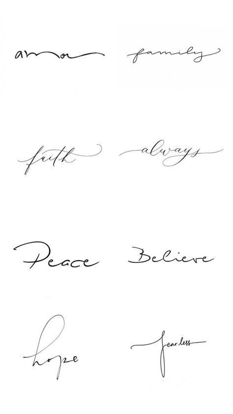 some handwriting that has been written in different languages and shapes, including the words peace, peace