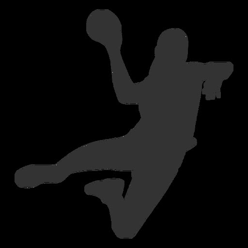 the silhouette of a basketball player is shown in black and white, with an outstretched hand