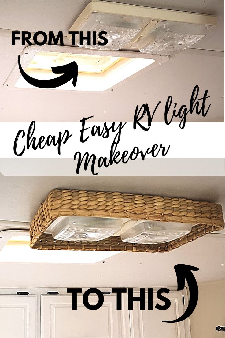 an overhead light fixture is shown with the words, how to fix it and what to do