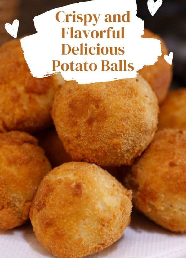 crispy and flavorful delicious potato balls