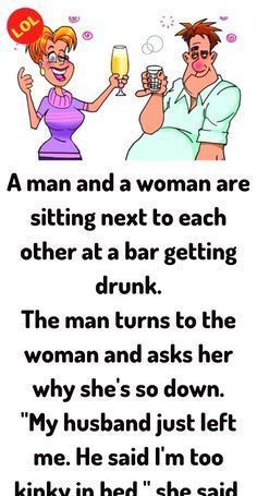 a man and a woman are sitting next to each other at a bar getting drunk