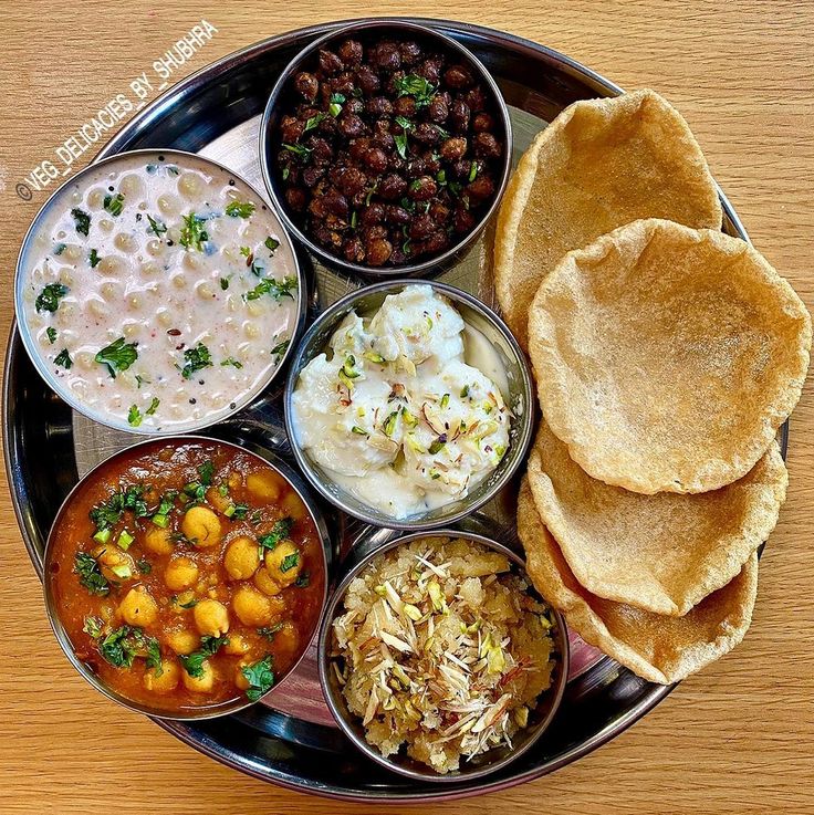 a plate full of different types of food