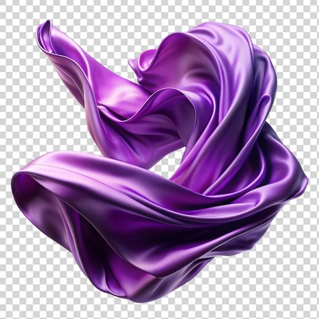 an abstract purple silk fabric on a transparent background png clipart free for commercial use