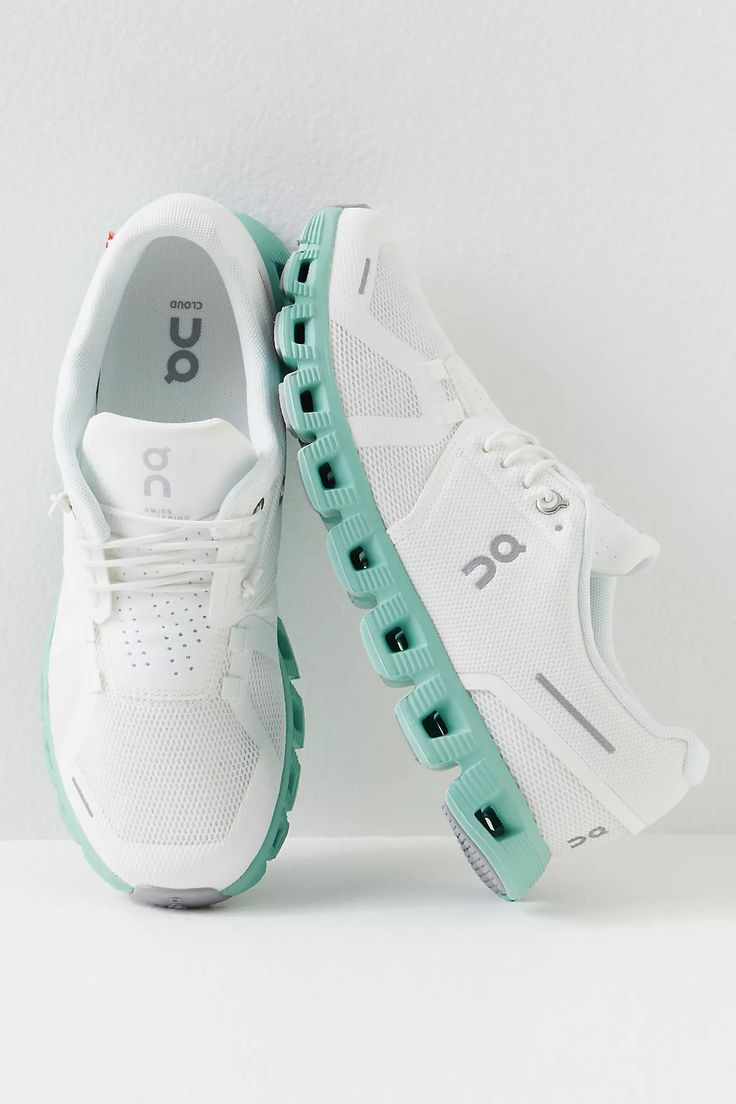 On Cloud 5 Sneakers | Free People Cute Running Shoes, On Cloud 5, Cloud Shoes, Preppy Shoes, Cute Sneakers, Shoe Inspo, Gym Clothes, Swag Shoes, School Shoes