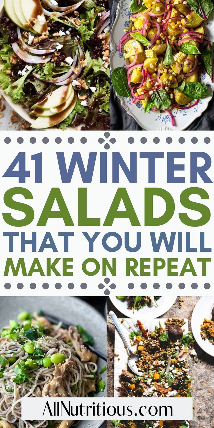 Winter Salads, Winter Fruit Salad, Winter Lunch, The Best Salad, Winter Salad Recipes, Healthy Foods To Make, Best Salad, Perfect Salad, Green Salad Recipes