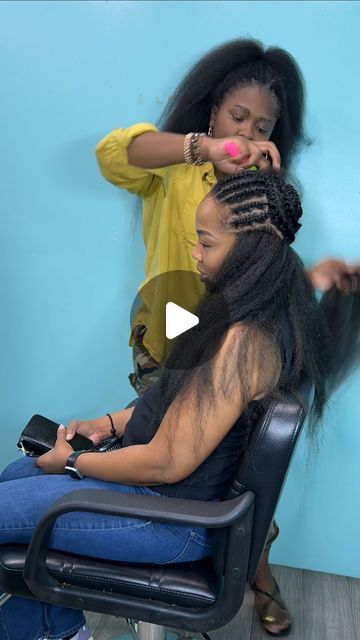 Crochet Styles With Straight Hair, How To Crochet Straight Hair, Crochet Hair That Looks Natural, Crochet Styles With Braiding Hair, Model Model Crochet Hair, Crochet Hairstyles For Black Women Straight, Hairstyles For 40 Year Old Black Women, Crochet Afro Styles, Crochet Leave Out Hair