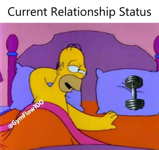 an image of a cartoon character in bed with the caption that reads, current relationship status