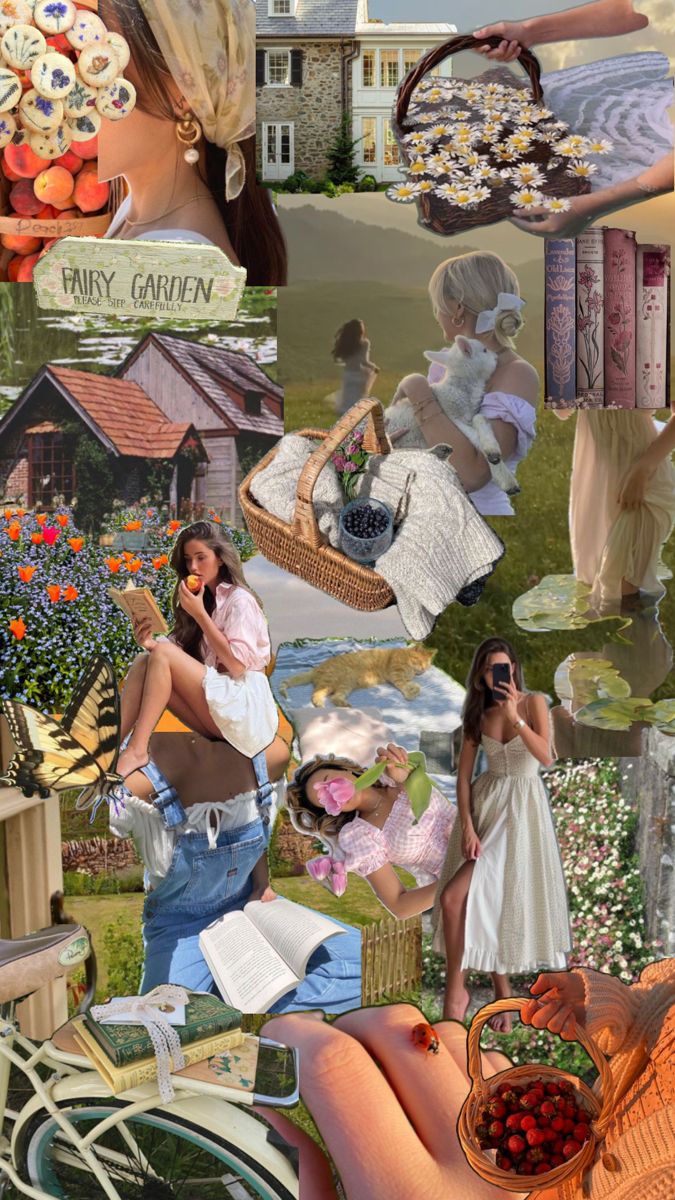 a collage of images with people and flowers in them, including an image of a woman holding a baby