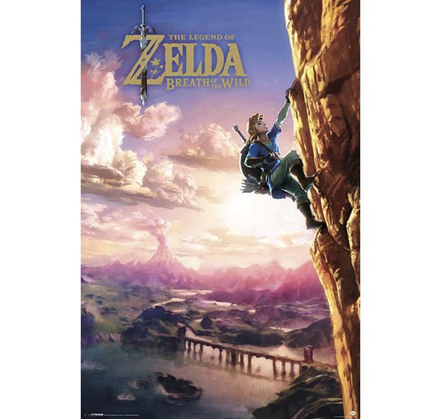 The Legend of Zelda Poster Breath Of The Wild | Legend of zelda, Legend ...