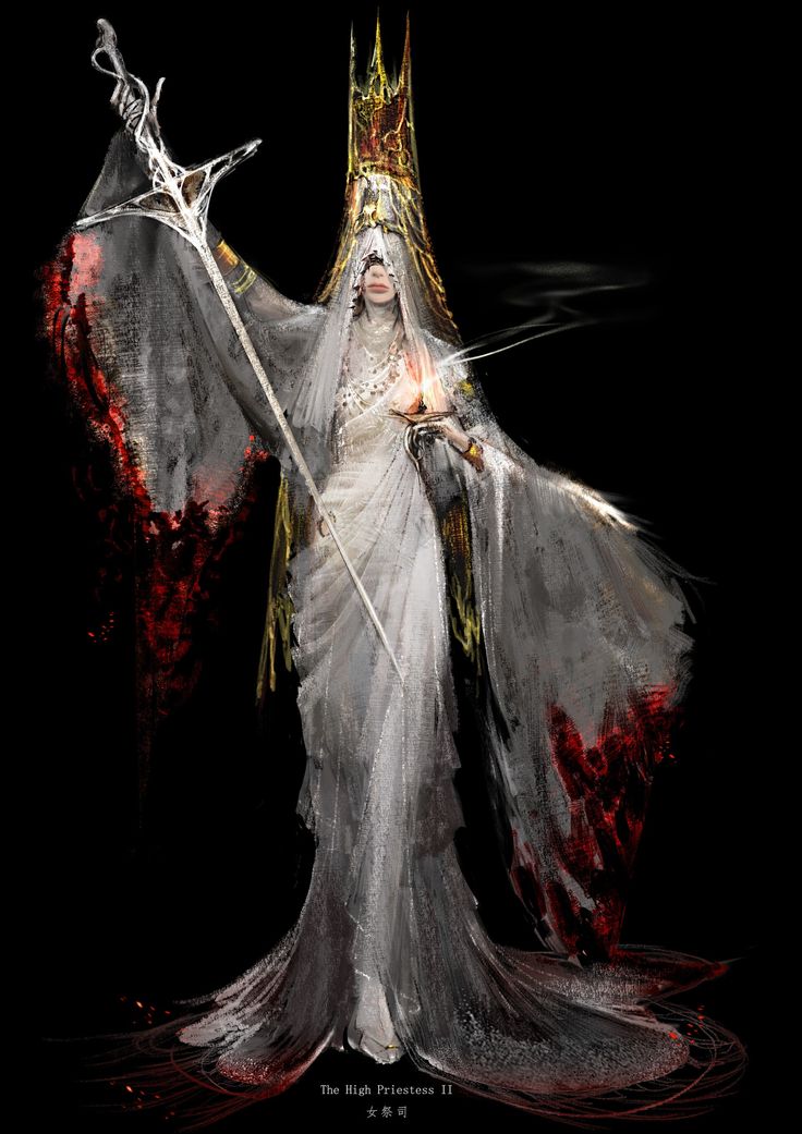 ArtStation - The High Priestess Evil Priestess, High Priestess Aesthetic, High Priestess Art, Vampire Priestess, Priestess Art, Dark Priestess, Gothic Games, The High Priestess, Egyptian Deity