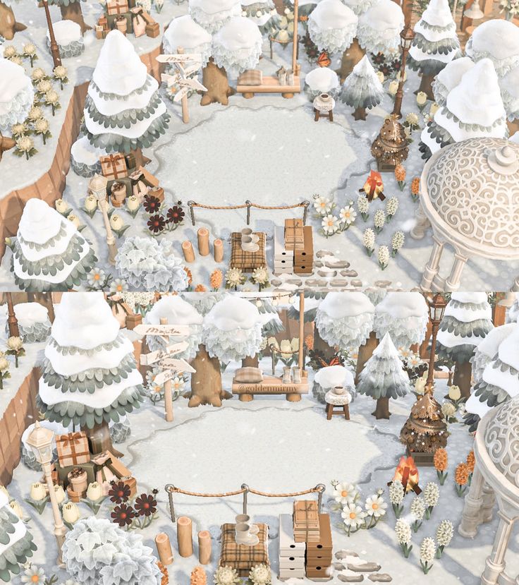 Cottagecore Winter, Winter Cottagecore, Acnh Cottagecore, Winter Presets, Ac New Leaf, Forest Core, Animal Crossing Guide, Animal Crossing Wild World, Island Decor