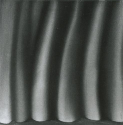 a black and white photo of wavy lines