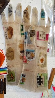 an assortment of crafting supplies in plastic bags